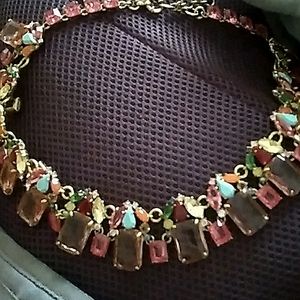 NWOT J Crew Multi colored stone necklace